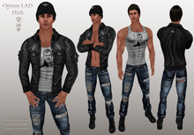 Second Life Marketplace - Opium Street Punk Red Male (copy) (boxed)